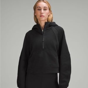 Lululemon Scuba Oversized Half-Zip Hoodie in Black